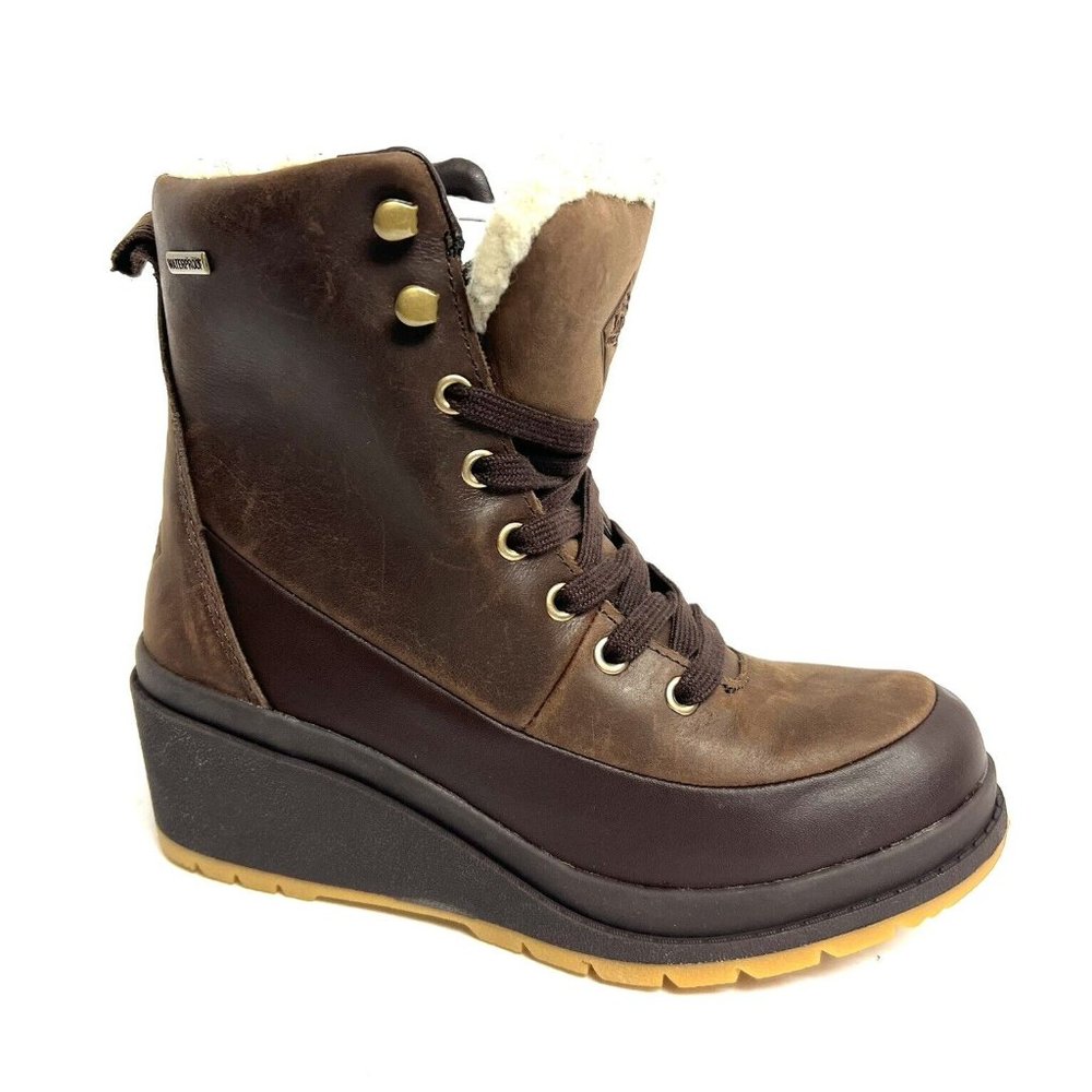 Muck Womens Liberty Wedge Supreme Boot Brown Size 5 M